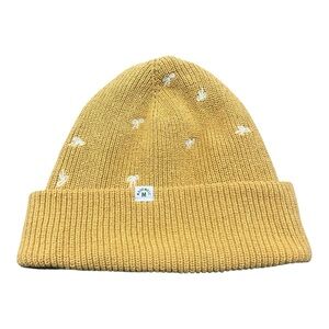 Madewell Bow Embroidered (Re)sourced Cotton Cuffed Beanie